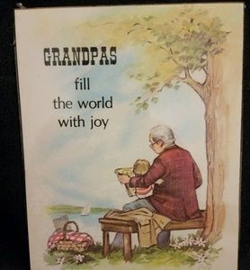 Vintage Russ Berrie Grandpa Living Quotes 1979 Made In USA
